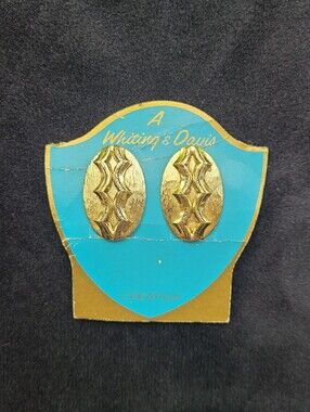 Whiting And Davis Vintage Earrings